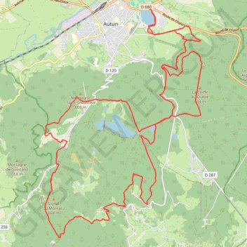 Itinéraire Le Morvandiau, distance, dénivelé, altitude, carte, profil, trace GPS