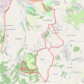 Itinéraire EDC 2026 parcours U15, distance, dénivelé, altitude, carte, profil, trace GPS