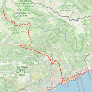 Itinéraire GPX 6, distance, dénivelé, altitude, carte, profil, trace GPS