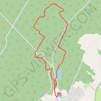 Itinéraire Trail d’Ecouves 2018 8km, distance, dénivelé, altitude, carte, profil, trace GPS