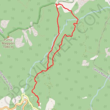 Itinéraire --Santa-Maria-Siché- - OR-5673244:Boucle bocca st-antoine par S.M.Siché, distance, dénivelé, altitude, carte, profil, trace GPS