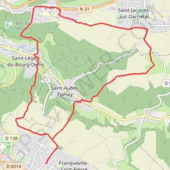 Itinéraire Randonnée Bois du Roule, distance, dénivelé, altitude, carte, profil, trace GPS