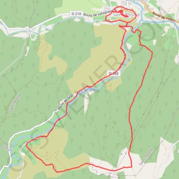 Itinéraire Saint-Thomé, distance, dénivelé, altitude, carte, profil, trace GPS