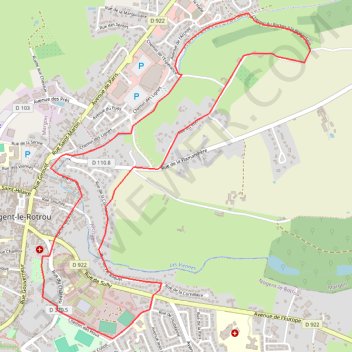 Itinéraire plateau 6.6km 20 mars, distance, dénivelé, altitude, carte, profil, trace GPS