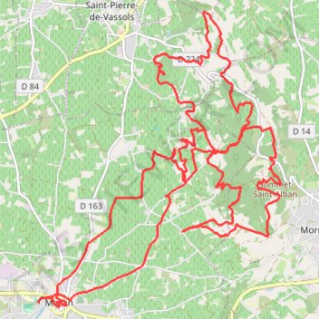 Itinéraire Rando des Sautes Ribes, distance, dénivelé, altitude, carte, profil, trace GPS