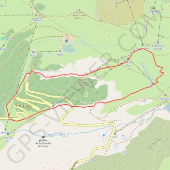 Itinéraire Les molliets - Gouille Croix, distance, dénivelé, altitude, carte, profil, trace GPS