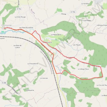 Itinéraire Mon parcours, distance, dénivelé, altitude, carte, profil, trace GPS