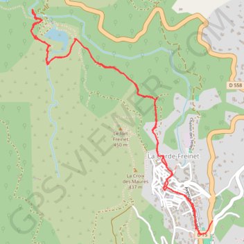 Itinéraire Moulin à Eau de Blanche - La Garde-Freinet, distance, dénivelé, altitude, carte, profil, trace GPS