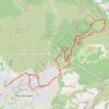 Itinéraire Étoile : vallon de la Vache, Mont Julien, vallon de la Figuière, Mordeau, distance, dénivelé, altitude, carte, profil, trace GPS