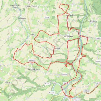 Itinéraire Le Pont de Brie, distance, dénivelé, altitude, carte, profil, trace GPS