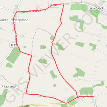 Itinéraire Quand on marchait sur les chemins - Fleurance, distance, dénivelé, altitude, carte, profil, trace GPS