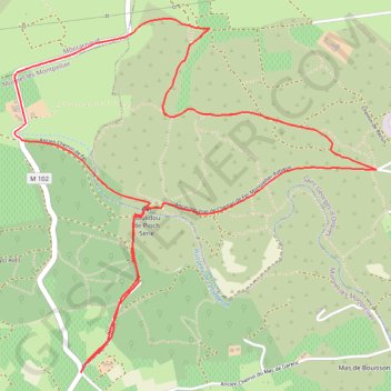Itinéraire Murviel les Montpeulier, distance, dénivelé, altitude, carte, profil, trace GPS