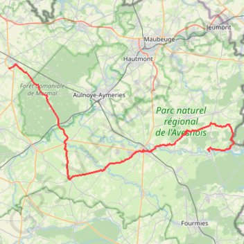Itinéraire Track-TELEVIE O. CHAMART 2ème partie, distance, dénivelé, altitude, carte, profil, trace GPS