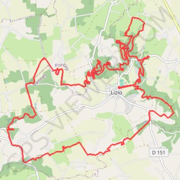 Itinéraire Circuit permanent de lizio, distance, dénivelé, altitude, carte, profil, trace GPS