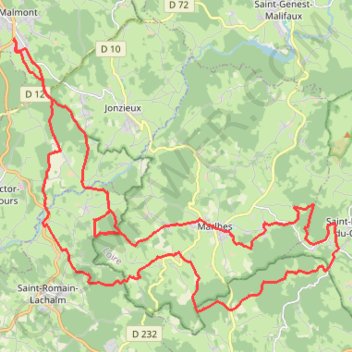 Itinéraire NewTrack, distance, dénivelé, altitude, carte, profil, trace GPS