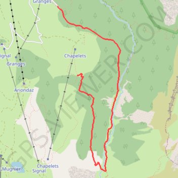 Itinéraire MoriondAval, distance, dénivelé, altitude, carte, profil, trace GPS