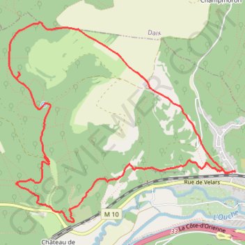 Itinéraire Grotte du Contard, distance, dénivelé, altitude, carte, profil, trace GPS