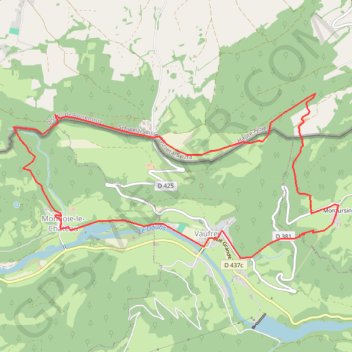 Itinéraire Le Circuit des Fermes - Doubs, distance, dénivelé, altitude, carte, profil, trace GPS