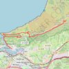 Itinéraire 28-JAN-17 05:02:45 PM, distance, dénivelé, altitude, carte, profil, trace GPS