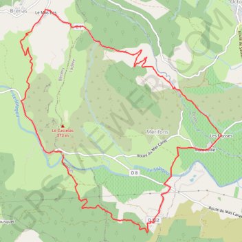 Itinéraire parcours_1094962, distance, dénivelé, altitude, carte, profil, trace GPS