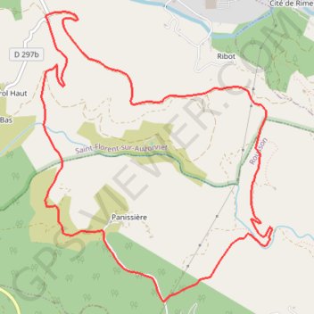 Itinéraire Panissière, distance, dénivelé, altitude, carte, profil, trace GPS