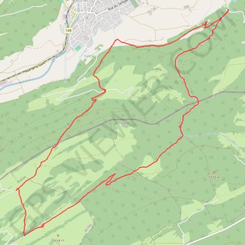 Itinéraire Les gorges de la Poëtta Raisse, distance, dénivelé, altitude, carte, profil, trace GPS