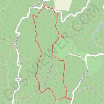 Itinéraire Du Sarrier vers la Valbonne, distance, dénivelé, altitude, carte, profil, trace GPS