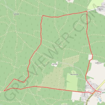 Itinéraire Le Béas, la promenade du Brout, distance, dénivelé, altitude, carte, profil, trace GPS