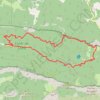Itinéraire Le Rocher de la Laveuse, Forêt de Saou, distance, dénivelé, altitude, carte, profil, trace GPS