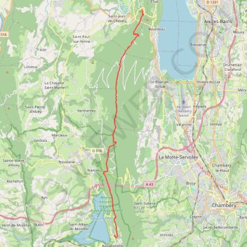 Itinéraire La Grande Evasion, distance, dénivelé, altitude, carte, profil, trace GPS