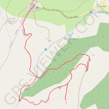 Itinéraire La Croix de Fer - FR, distance, dénivelé, altitude, carte, profil, trace GPS