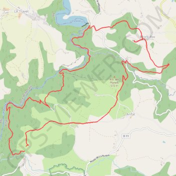Itinéraire Arifat Montroc Razisse, distance, dénivelé, altitude, carte, profil, trace GPS