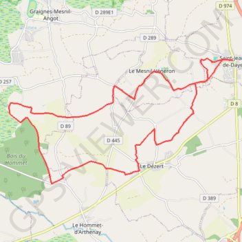 Itinéraire 1 - R2D5_18_km, distance, dénivelé, altitude, carte, profil, trace GPS