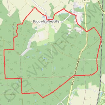 Itinéraire Rando Bougy-lez-Neuville, distance, dénivelé, altitude, carte, profil, trace GPS