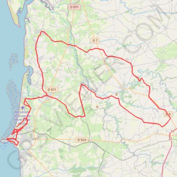 Itinéraire TM2025 ET5 Donville Granville-19357012, distance, dénivelé, altitude, carte, profil, trace GPS