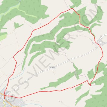 Itinéraire La chapelle de Masmes, distance, dénivelé, altitude, carte, profil, trace GPS