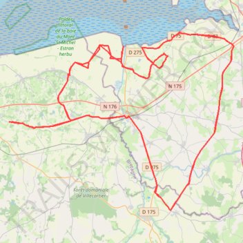 Itinéraire velo_2025_180, distance, dénivelé, altitude, carte, profil, trace GPS