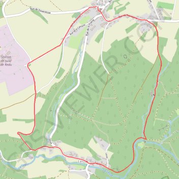 Itinéraire LIBIN-REDU- Virée des croix, distance, dénivelé, altitude, carte, profil, trace GPS