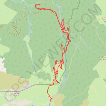 Itinéraire Cabane du Bourdiou d'aspeigt à la cabane d'Ibech, distance, dénivelé, altitude, carte, profil, trace GPS