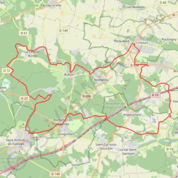 Itinéraire Sortie VTT, distance, dénivelé, altitude, carte, profil, trace GPS