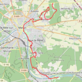 Itinéraire Rando des 3 Châteaux, distance, dénivelé, altitude, carte, profil, trace GPS
