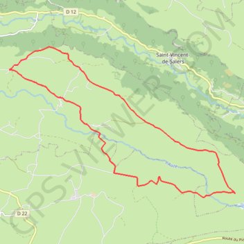 Itinéraire projet anglards de salers, distance, dénivelé, altitude, carte, profil, trace GPS