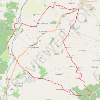 Itinéraire Les d'Estrepouy, distance, dénivelé, altitude, carte, profil, trace GPS