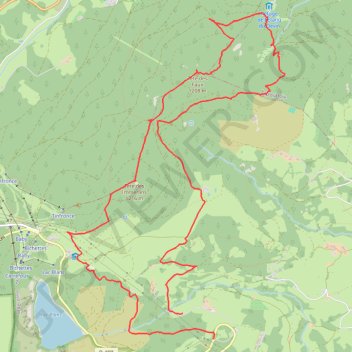 Itinéraire Pré Bracot - Refuge de l'Étang du Devin, distance, dénivelé, altitude, carte, profil, trace GPS