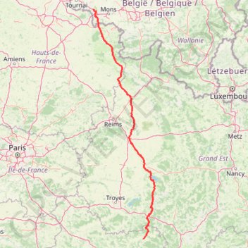 Itinéraire Track-Châtillon Sur Seine, distance, dénivelé, altitude, carte, profil, trace GPS