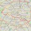 Itinéraire Traversée de Paris à pied (Ouest-Est), distance, dénivelé, altitude, carte, profil, trace GPS