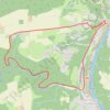 Itinéraire HASTIERE - La vallée de l'Hermeton, distance, dénivelé, altitude, carte, profil, trace GPS