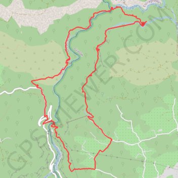 Itinéraire Gorges de la siagne en boucle, distance, dénivelé, altitude, carte, profil, trace GPS