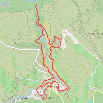 Itinéraire RandoPitons.re #1724 - De Minerve au Pont de Daniel par l'ancien sentier de la falaise, distance, dénivelé, altitude, carte, profil, trace GPS