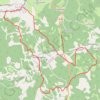 Itinéraire Ladornac - Pechgouyrand, distance, dénivelé, altitude, carte, profil, trace GPS